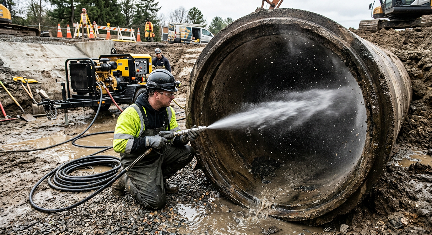 hydrocurage canalisation immeuble Drancy 93